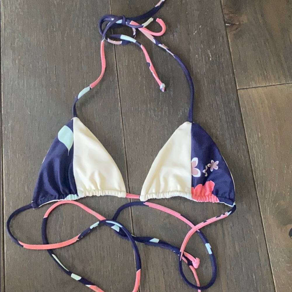 Alia Blue triangle bikini